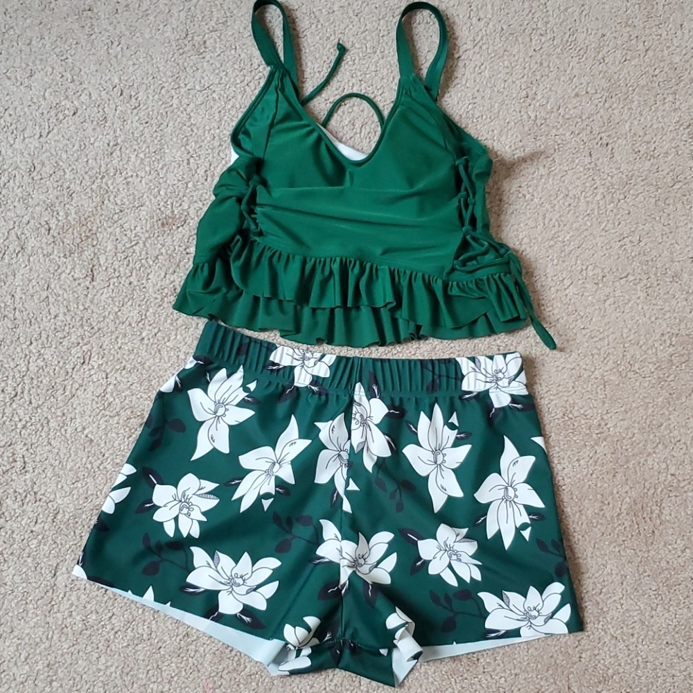 2 Piece Shorts Swimsuit